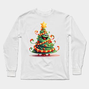 Funny Christmas Tree Long Sleeve T-Shirt